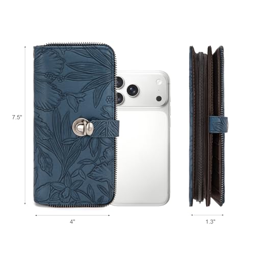 Montana West Large Bifold Wristlet Wallets for Women with ID Window - image 3