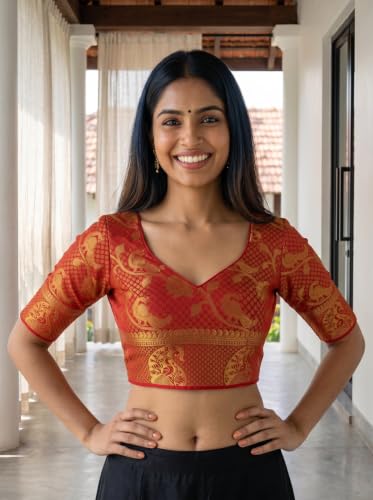 MIMOSA kanjivaram silk saree in art silk – image 7
