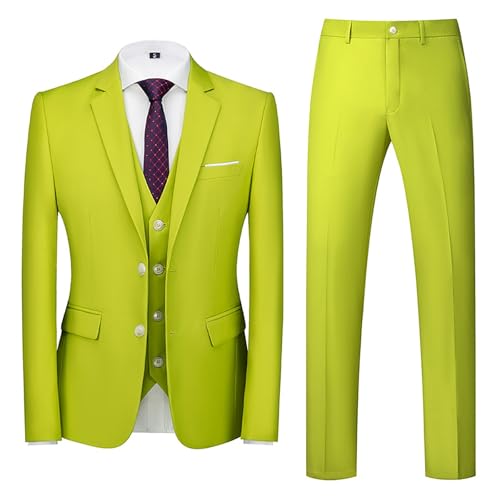 Costume homme 3 pièces ajusté pour mariage et tenue formelle de travail confortable