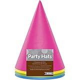 Creative Converting Neon Party Hats, 24 ct
