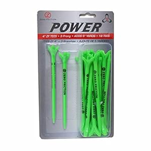 Zero Friction Power 3 Prong Golf Tees