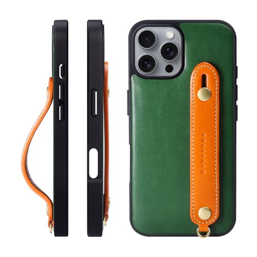 HANATORA for iPhone 16ProMax �P�[�X �{�v �ϏՌ� �w�ʃx���g �X�g���b�v�����O �X�}�z�P�[�X �X�}�z �X�^���h�@�\ �l�b�N�X�g���b�v �t�� �C�^���A�����U�[ �M�t�g �}�O�l�b�g�Ȃ� �O���[��+�I�����W TGH-16ProMax
