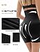 KLVEE Shapewear for Women Tummy Control, High Waisted Body Shaper Shorts Butt Lifting Thigh Slimmer Shapewear Under Dress Black