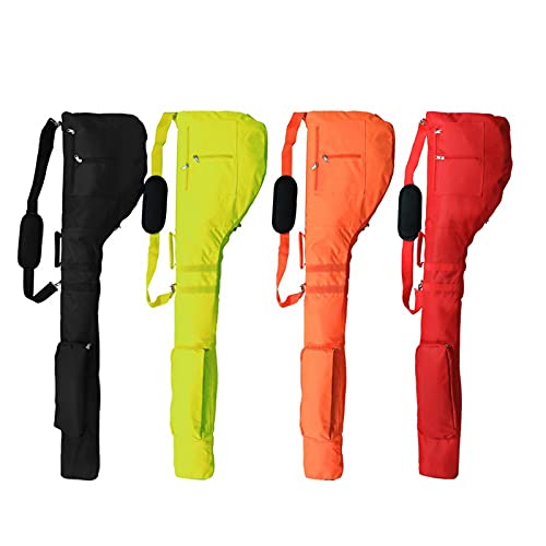 Golftasche Pencilbag, Golf Bag 128cm Golf Club Bag Nylon Umweltschutz Material Set Tasche Weiche Faltbare tragbare Golfzubehör (Color : B)