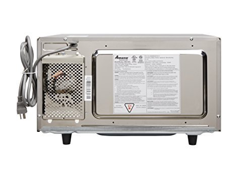 Amana Rms10Ds Light-Duty Commercial Microwave Oven With Dial Timer, Stainless Steel, 120-Volts, 1000-Watts #TOP2