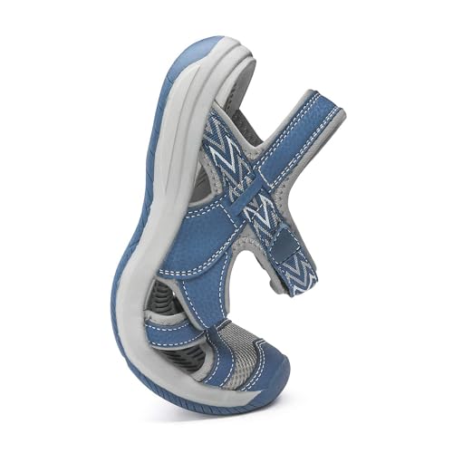 DREAM PAIRS DREAM PAIRS Women's Sport Athletic Sandals Outdoor Hiking Sandals,Size 8.5,Dark/Blue,181103