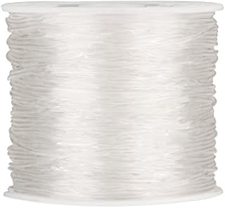 1 mm Elastic Stretch Beading Thread Craft Jewelry Bracelet Making Cord String, 30 m, Clear