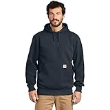 Carhartt Men's Rain Defender Paxton Heavyweight Hooded Sweatshirt,New Navy,Small