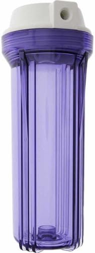 Clear RO filter housing, 10" canister clear sump reverse osmosis 1/4"