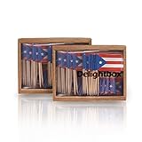 DelightBox 2 Boxes Mini Toothpick Flags (Puerto Rico)