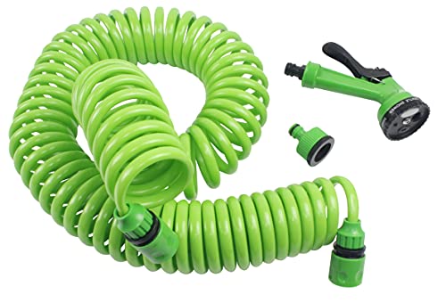 Saurium 48515 Tuyau de jardin en spirale 15 m