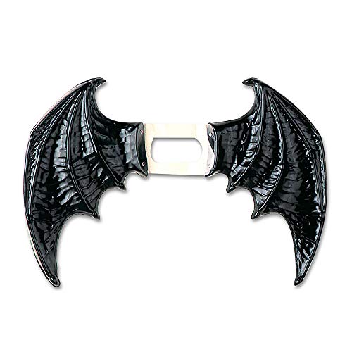 WIDMANN 8509P - asas grandes adulto unissexo, , anjos, Halloween, carnaval, festas temáticas, cor preta