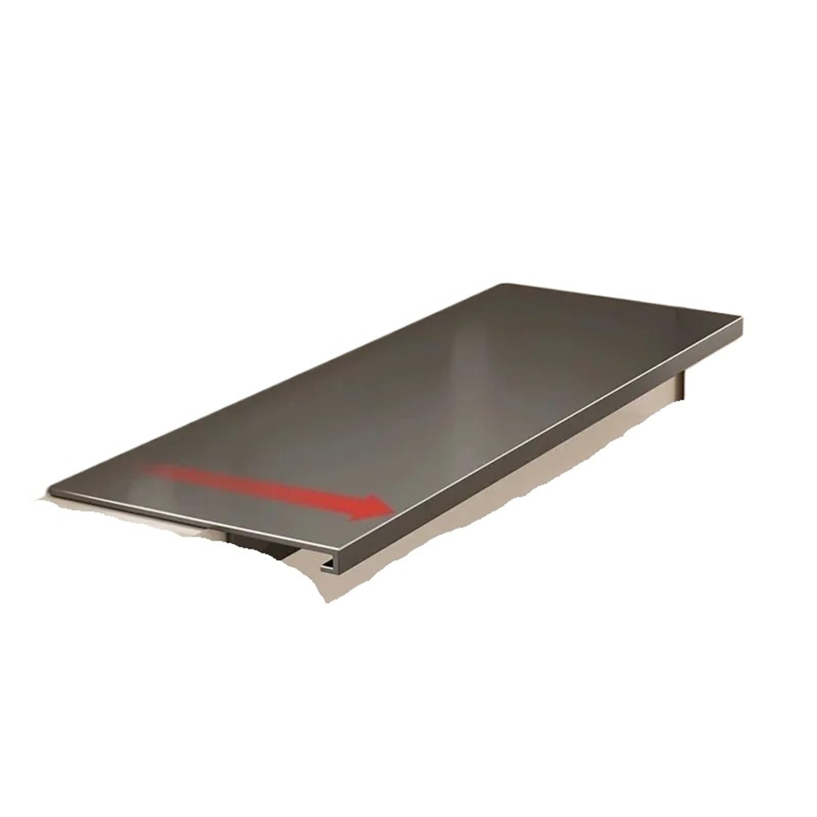 Kitchen Window sill Extension Plate Non-Punching Baffle Rack Cabinet Layered Telescopic Desktop Storage Artifact for Indoor Window(60 * 25cm)