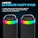 JLab, Epic Party, Portable Bluetooth Speaker, 360-Degree Sound, RGB LED Lighting, Black gallery 3