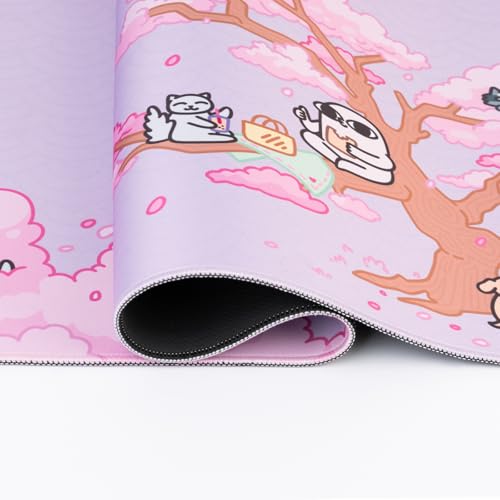 Tapete de mouse Ketnipz – Tapete de mesa – 80 cm x 35 cm Base de borracha antiderrapante, mouse pad