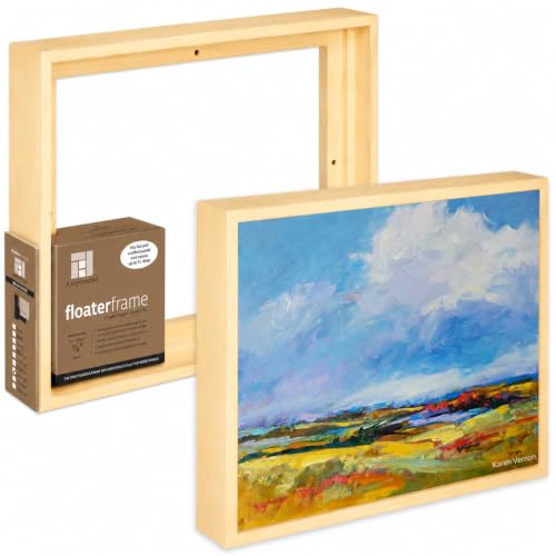 Ampersand Floaterframe | 12x16 | 7/8" Depth | Bold | Maple | Solid Wood