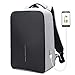 Produktbild Fresion Notebook-Rucksäcke Laptop Rucksack für Herren Damen Arbeit, Business Reiserucksack mit 2.0 USB Port, Stylischer Rucksack Backpack bis zu 15,6 Zoll Laptops, Nylon Reißverschluss, Grau