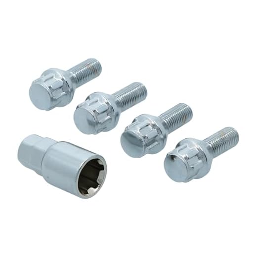 Carpoint 0520502 Ecrous de Roue M12X1,5X26 mm B Conique