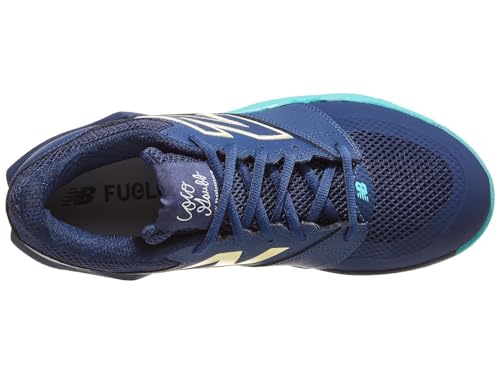 New Balance New Balance Men's FuelCell Delray V2 Tennis Shoe, Nb Navy/Parchment, 13 M