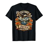 Fly Free Jackie and Shadow Bald Eagle Tribute Bird Lovers T-Shirt
