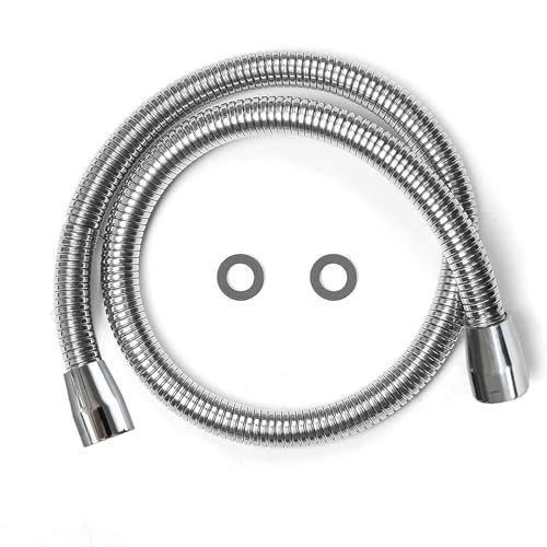 CWM Stainless Steel Hose for Commercial Kitchen Sink Faucets Flexible Hose Replacement (38 inch)