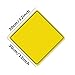 Guinea Fowl Crossing Sign - 12x12 Inch Diamond-Shaped Farm Bird Warning Sign for Poultry Farms, Barns & Bird Lovers - Metal Road Sign Decor