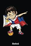 Dabbing Basketball Boy Philippines Pinoy Jersey Dab Notebook: Basketball Themed Blank Lined Journal Notebook for School, Work, Taking Notes & Gifting - for Boys & Girls, Teens, ... 110 pages