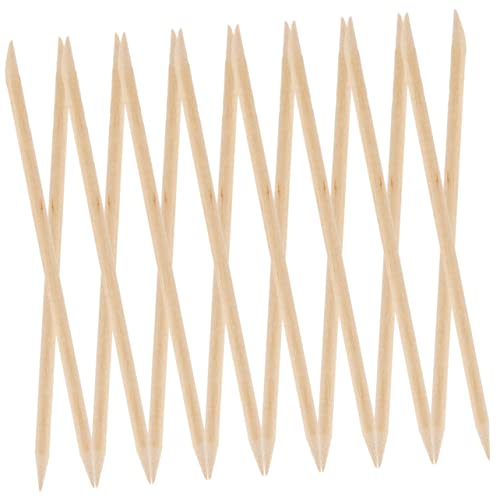 LIFKOME Wooden Nail Sticks Cuticle Pusher 200pcs Bulk Manicure Kit for Nail Cleaning