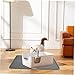 SUPVOX Large Foldable Silicone Cat Litter Mat Non Slip Litter Catcher for Cats Durable and Easy to Fits All Grey Medium
