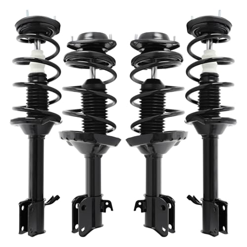Front & Rear Quick Complete Struts Assembly with Coil Springs Replacement for 2004-2005 Subaru Forester Quick (Set of 4)