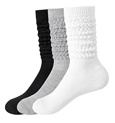 3pairs-white Black Grey