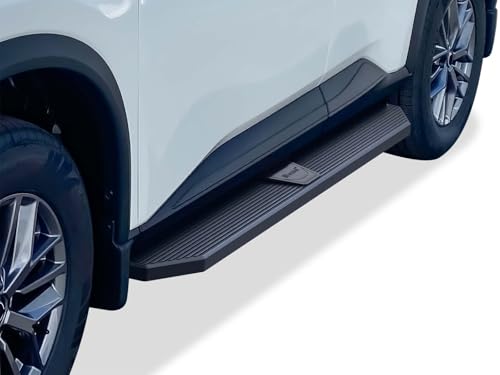 Estribos de acero inoxidable negro para Nissan Rogue 2021-2026 miniatura 1