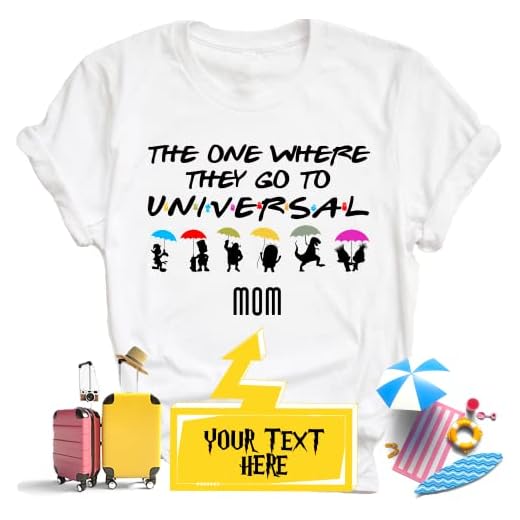 New Customizable The One Where They Go To Universal Shirt, Family Vacation Matching Shirts. Best Trip Ever. DT204