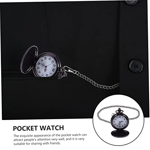 CALLARON 3 Pecas relógio de bolso relógio antigo bolso de liga bolso de quartzo bolso retrô relógio