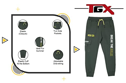Image of TOP GEAR TGX Boys Cotton Joggers Track Pant