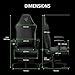 Razer Iskur V2 X NewGen Ergonomic Gaming Chair: Gen-2 EPU Leather with Cooltouch - Lumbar Support - Ultra-Wide Base - Foam Cushions - Adjustable 152 Degree Recline - 2D Armrests - Black/Green