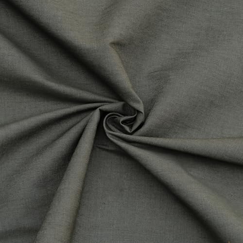 Image of BIGREAMS Unstitched Yarn Dyed Pure Cotton Denim Shirt Fabric - 58 inch Wide