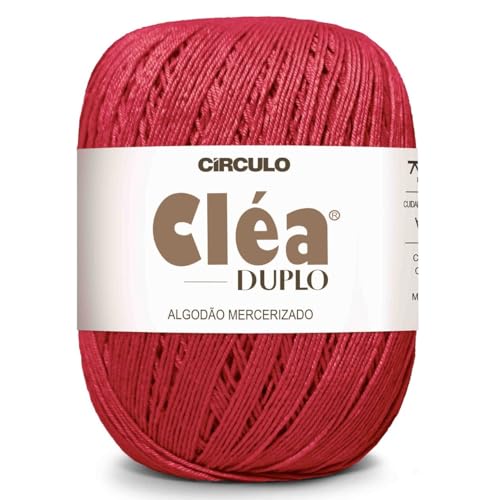 Fio Linha Clea Duplo 508m Círculo 150g Ideal Crochê E Tricô (3583 - CEREJA)