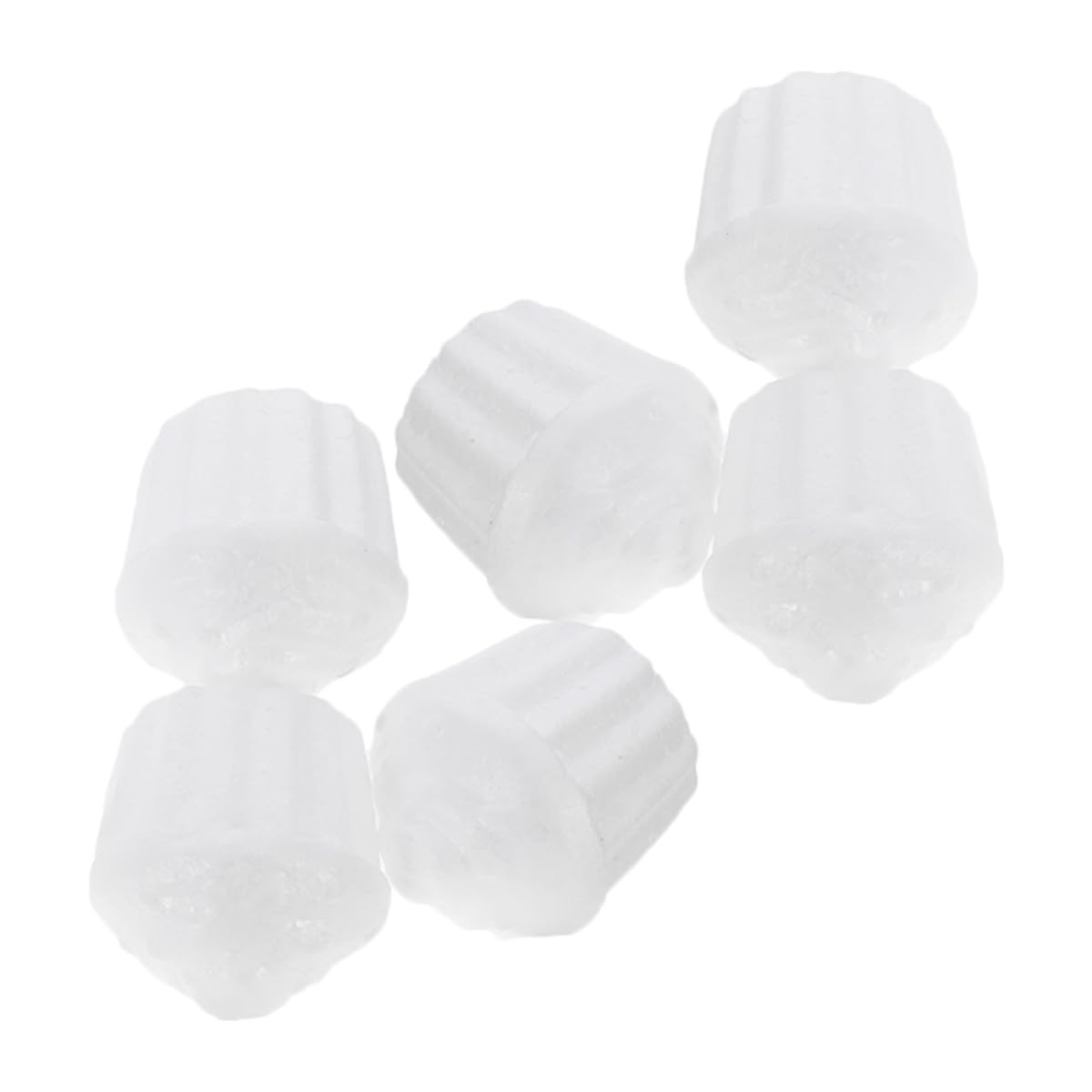 Moule à Gâteau en Mousse Blanche 7,8 Cm Lot de 6 Pièces Modèle de Gâteau Multifonction pour Décoration Pâtisserie de Mariage Réutilisable et Léger pour DIY