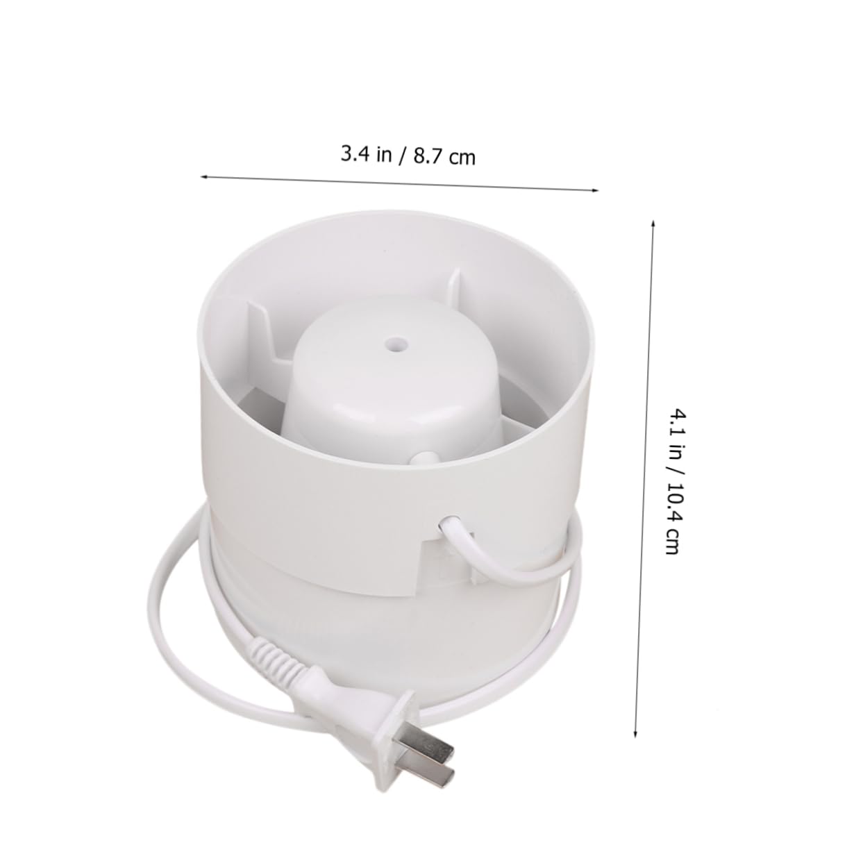 Homoyoyo Ventilatore Di Ventilazione Circolare A Basso Rumore 4 Pollici Ventola Di Scarico Per Cucina Bagno Wc Bianco Silenzioso