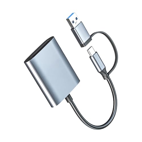 YiNLuax Adaptateurs de cartes XQD rapides pour ordinateurs, tablettes, appareils mobiles, vitesse de transfert 5 Gbit/s, construction robuste pour lecteur de cartes série G/M