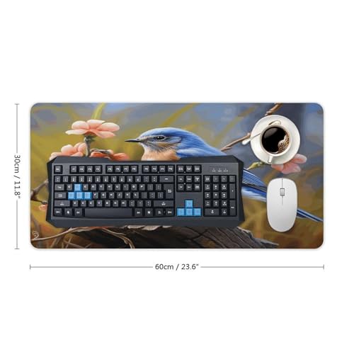 Pad para escritorio Eastern Bluebird con base de goma grande miniatura 2