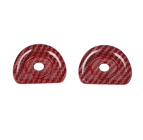 Accessoires auto intérieur en ABS rouge carbone pour Challenger 2009 à 2014