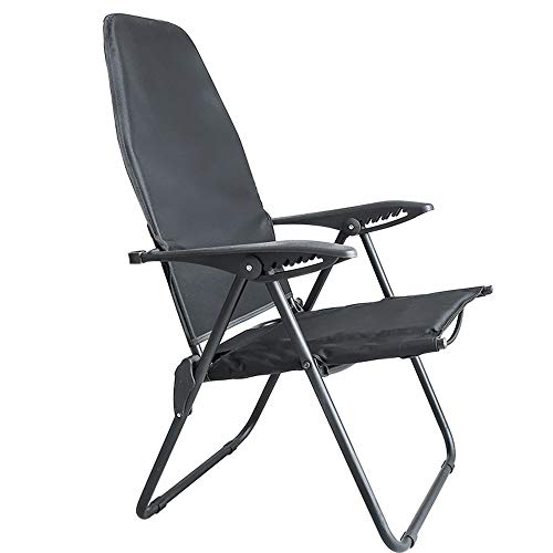 YIeDGvb Silla Plegable, Sillón reclinable Plegable, Ajustable, for el Almuerzo, la Siesta, con Respaldo for balcón, for Playa, Informal, portátil, for hogar, Duradero