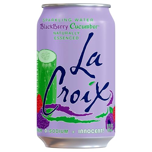 Image of La Croix Sparkling Water, Blackberry Cucumber, 8-Pack Zero Sugar, Zero Calories, Zero Sodium