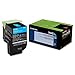 Wholesale CASE of 5 - Lexmark 70C10C0/KO/MO/YO Toner Cartridges-Toner Cartridge, 1000 Page Yield, Cyan
