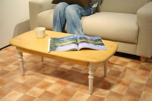 Sucre Table T-2445LBR/WH Shukley Table, Light Brown