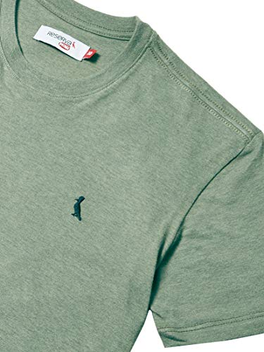 Camiseta Básica Paris, Reserva Mini, Meninos, Militar, 06