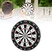 VBESTLIFE Dart Board, Alloy Tip Dartboard Dart Board for Adults Steel Tip Dartboard Set with 18 Darts Metal Tip, Double Sided Design