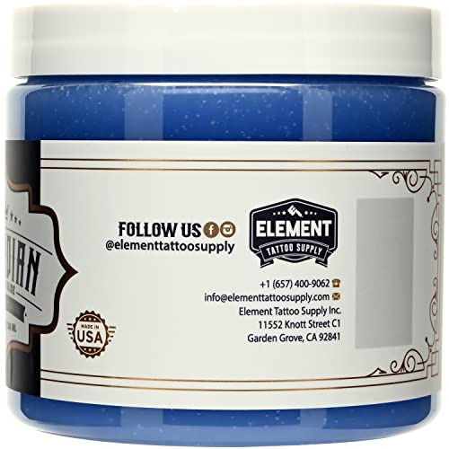 Element Tattoo Supply Guardian Tattoo Glide Gel - During Tattooing & Aftercare Tattoo Ointment, Moisturizing with Vit A, C, E & Botanical Extracts, Professional Grade, 13 oz Jar
